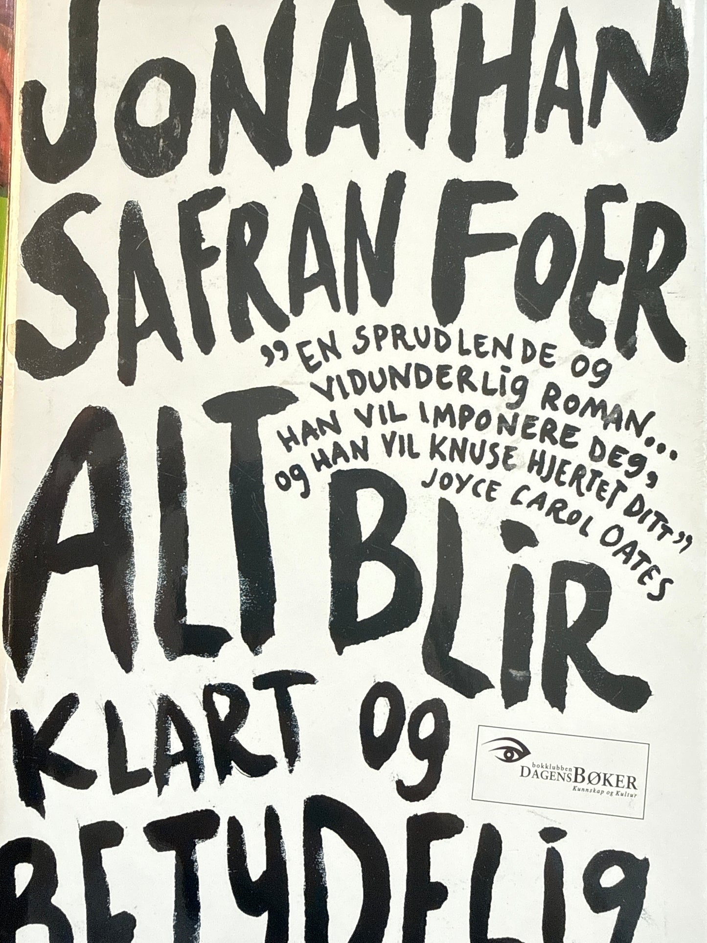 Alt blir klart og betydelig - Innbundet