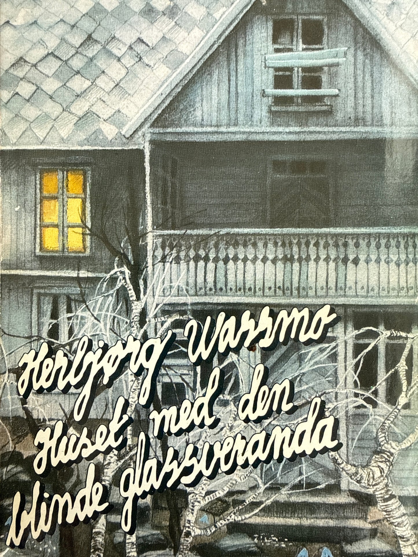 Huset med den blinde glassveranda - Innbundet