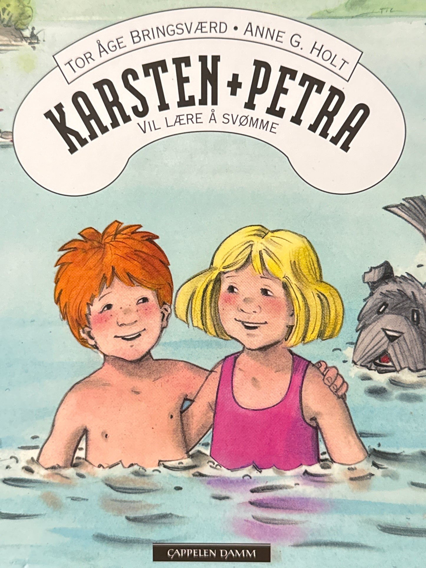 Karsten og Petra vil lære å svømme - Innbundet
