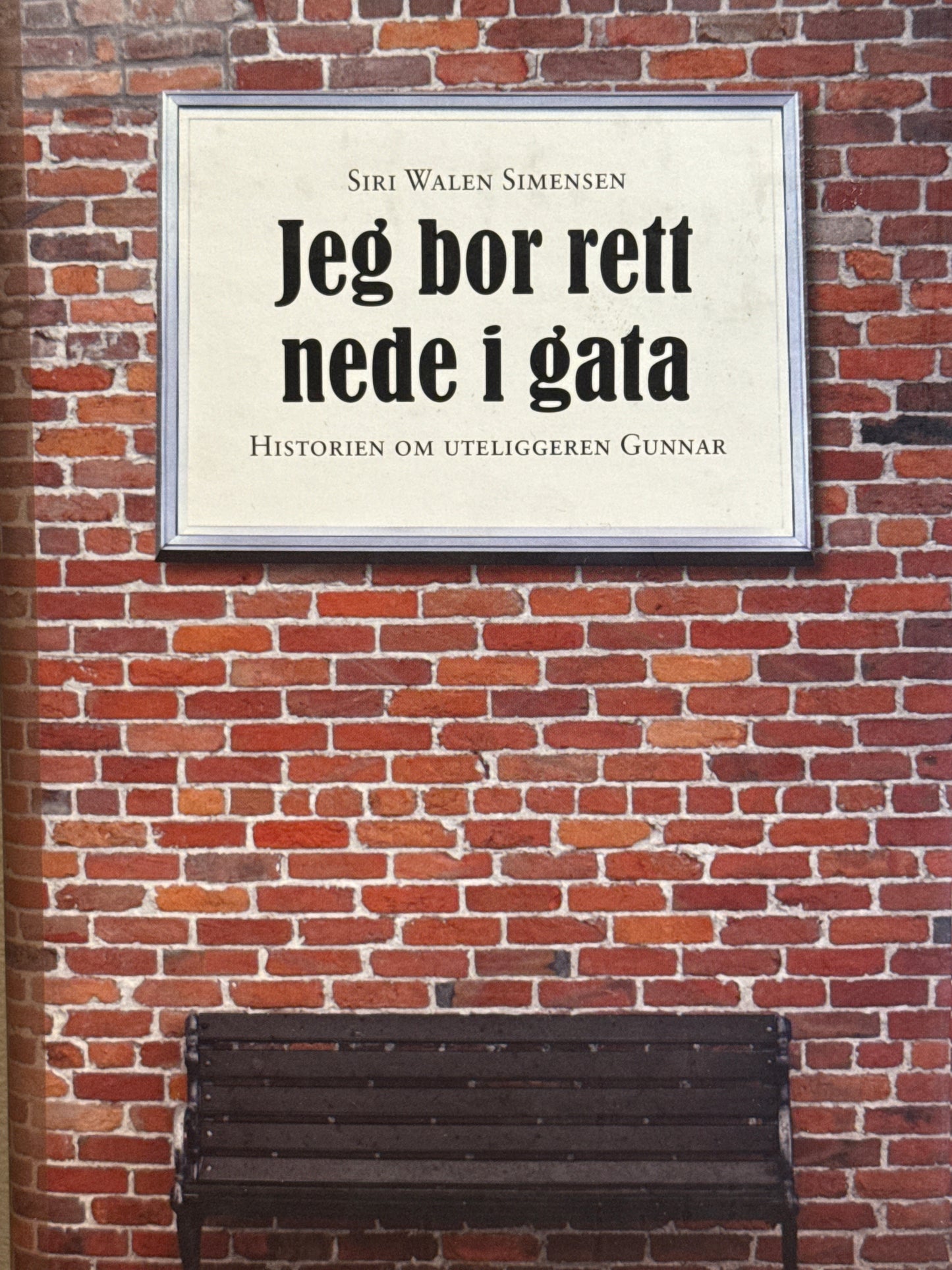 Jeg bor rett nede i gata - Innbundet