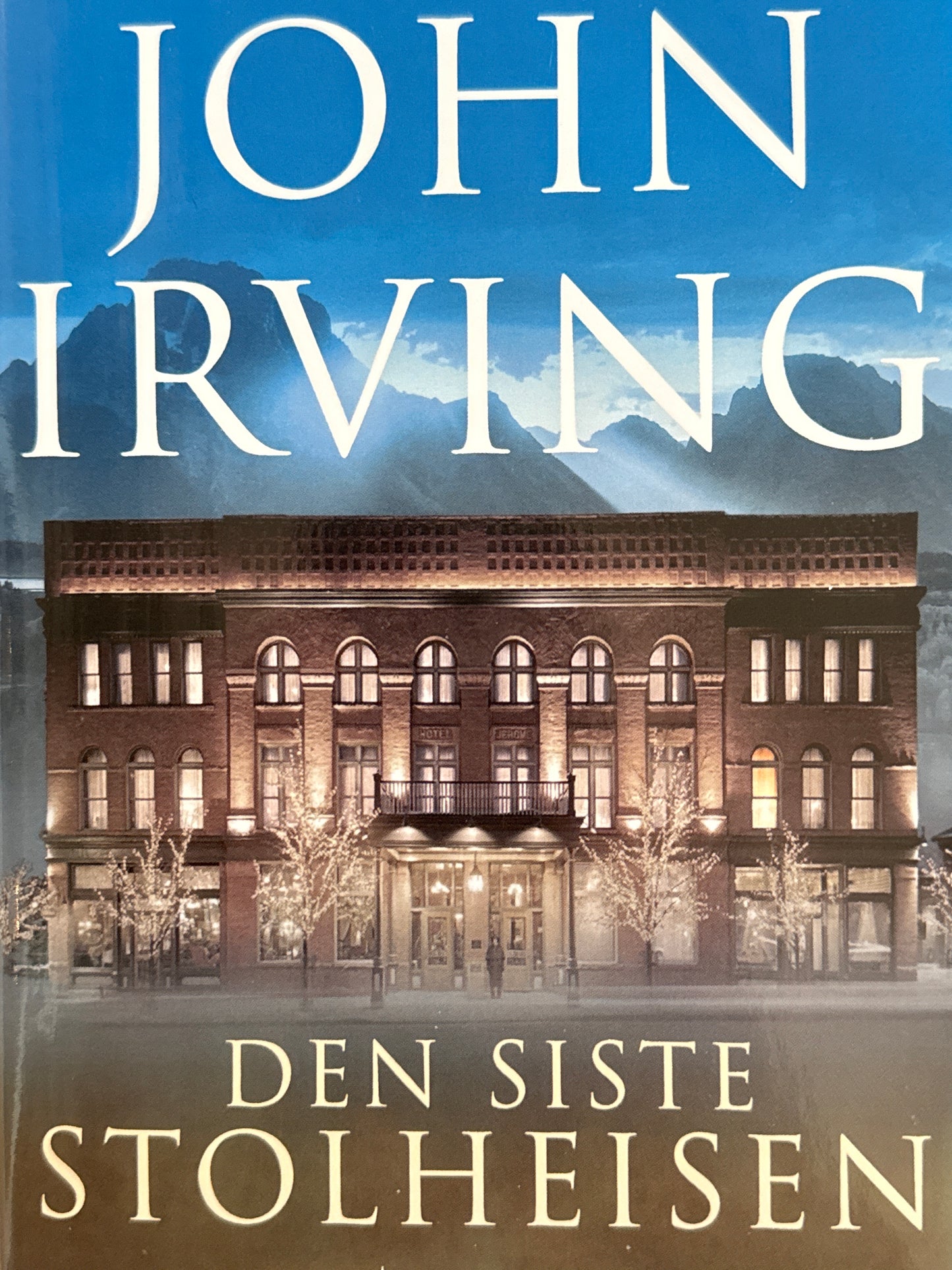 Den siste stolheisen - Innbundet
