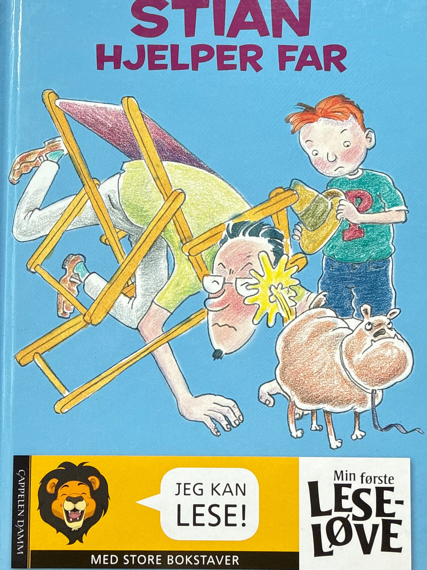 Stian hjelper far - Innbundet