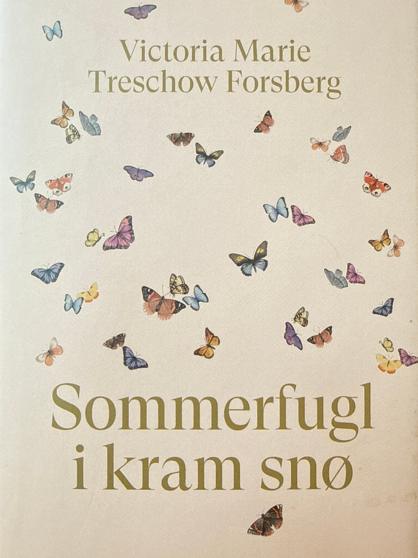 Sommerfugl i kram snø - Innbundet