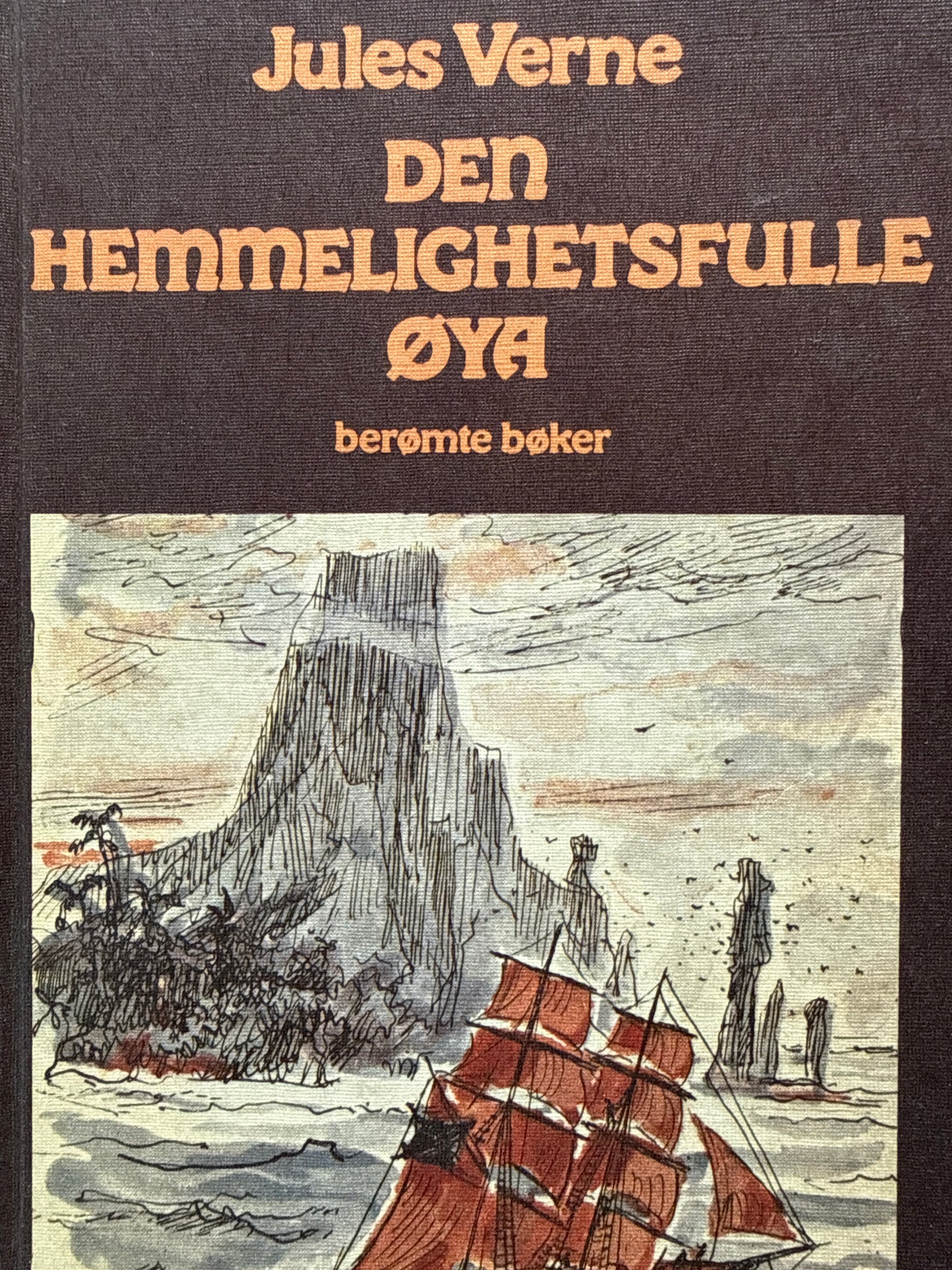 Den hemmelighetsfulle øya - Innbundet
