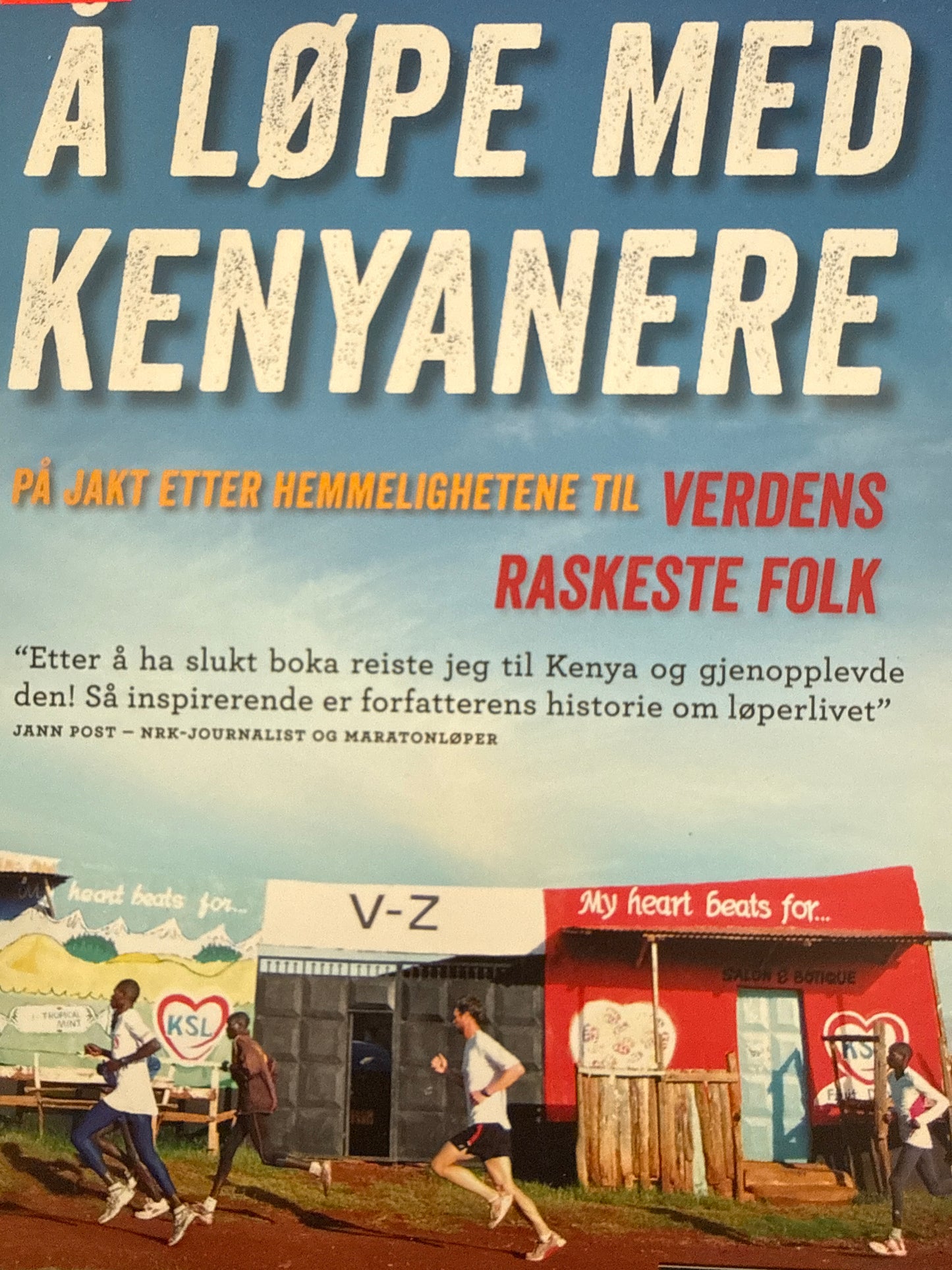 Å løpe med kenyanere - Innbundet