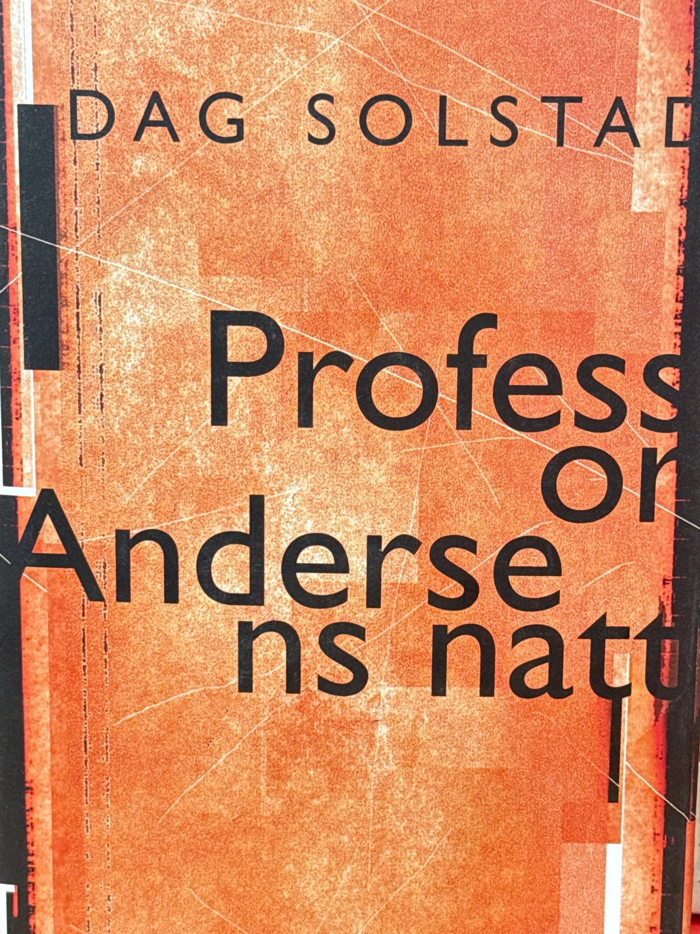 Professor Andersens natt - Innbundet