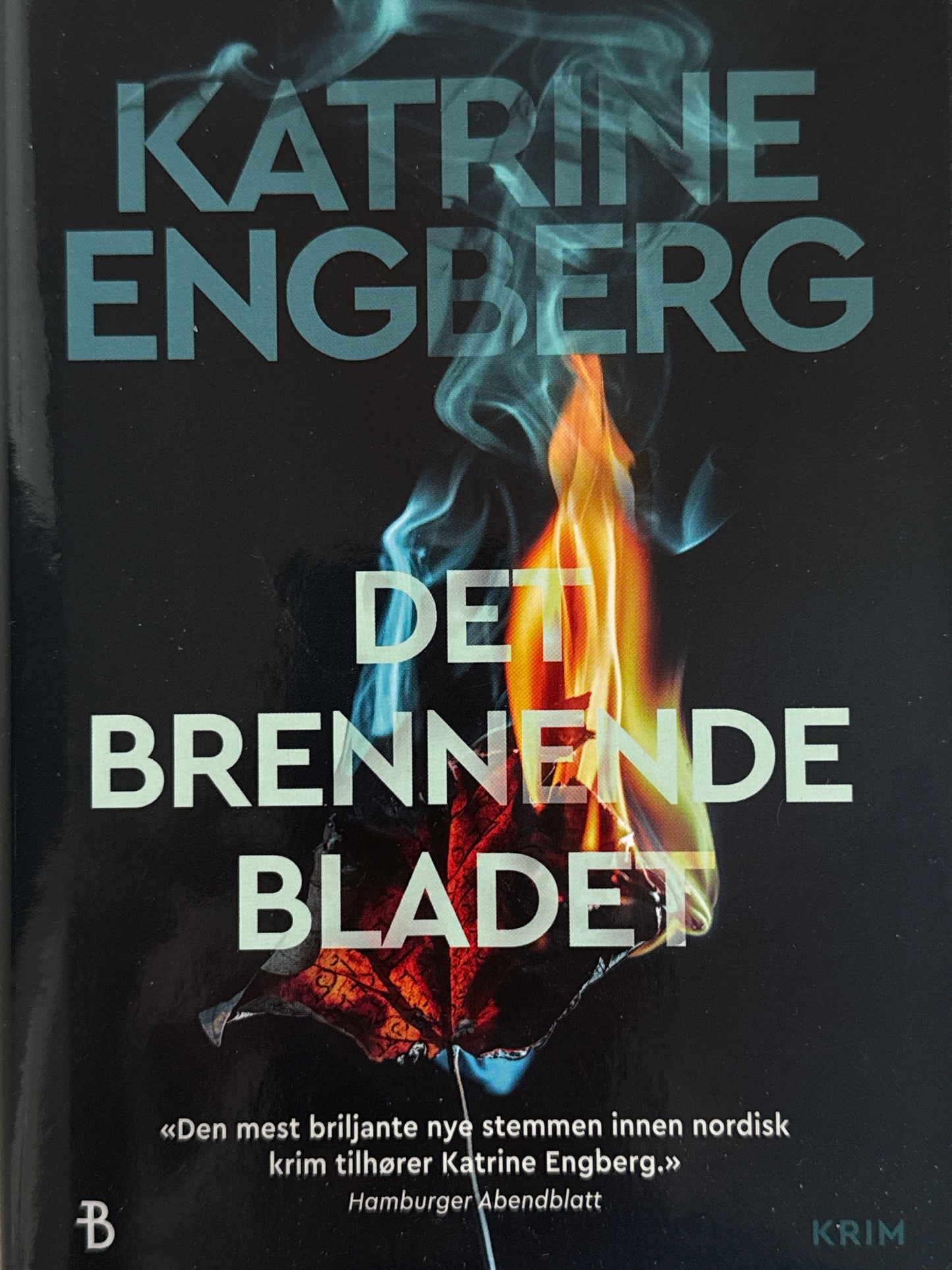 Det brennende bladet - Innbundet