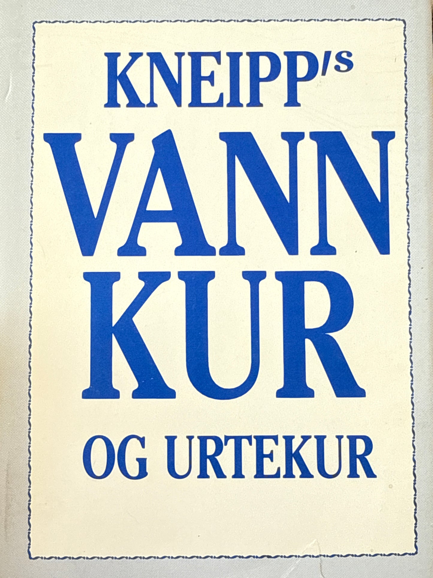 Kneipp's vannkur og urtekur - Innbundet