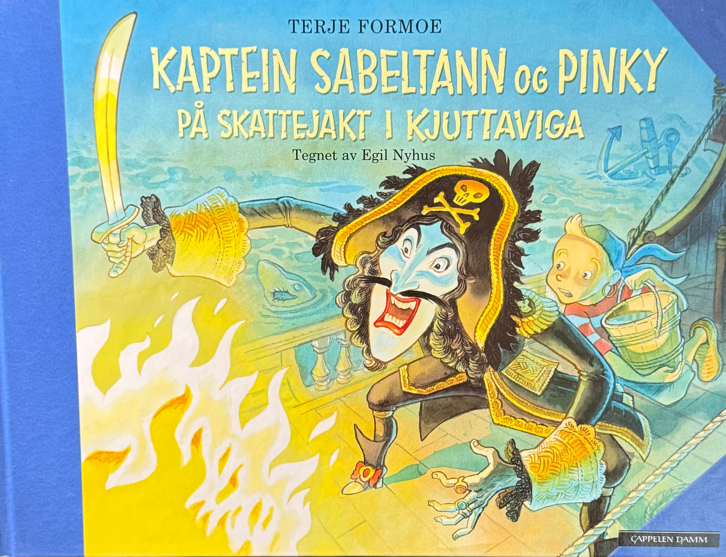 Kaptein Sabeltann og Pinky på skattejakt i Kjuttaviga - Innbundet