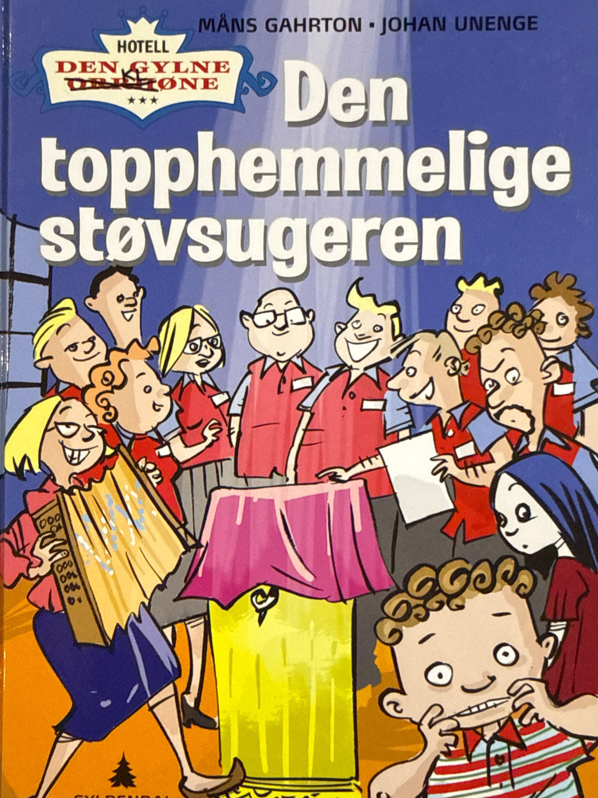 Forside av Den topphemmelige støvsugeren av Måns Gahrton