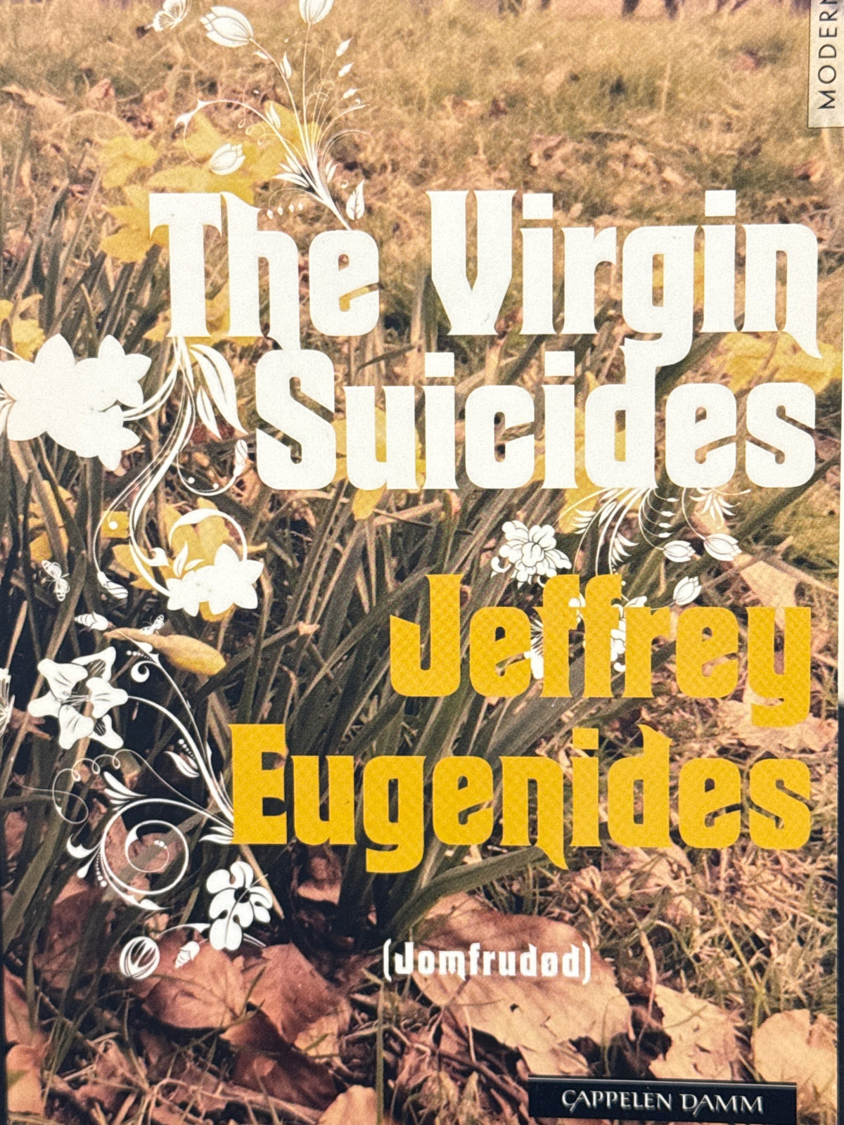 Forside av The Virgin Suicides (Jomfrudød) av Jeffrey Eugenides