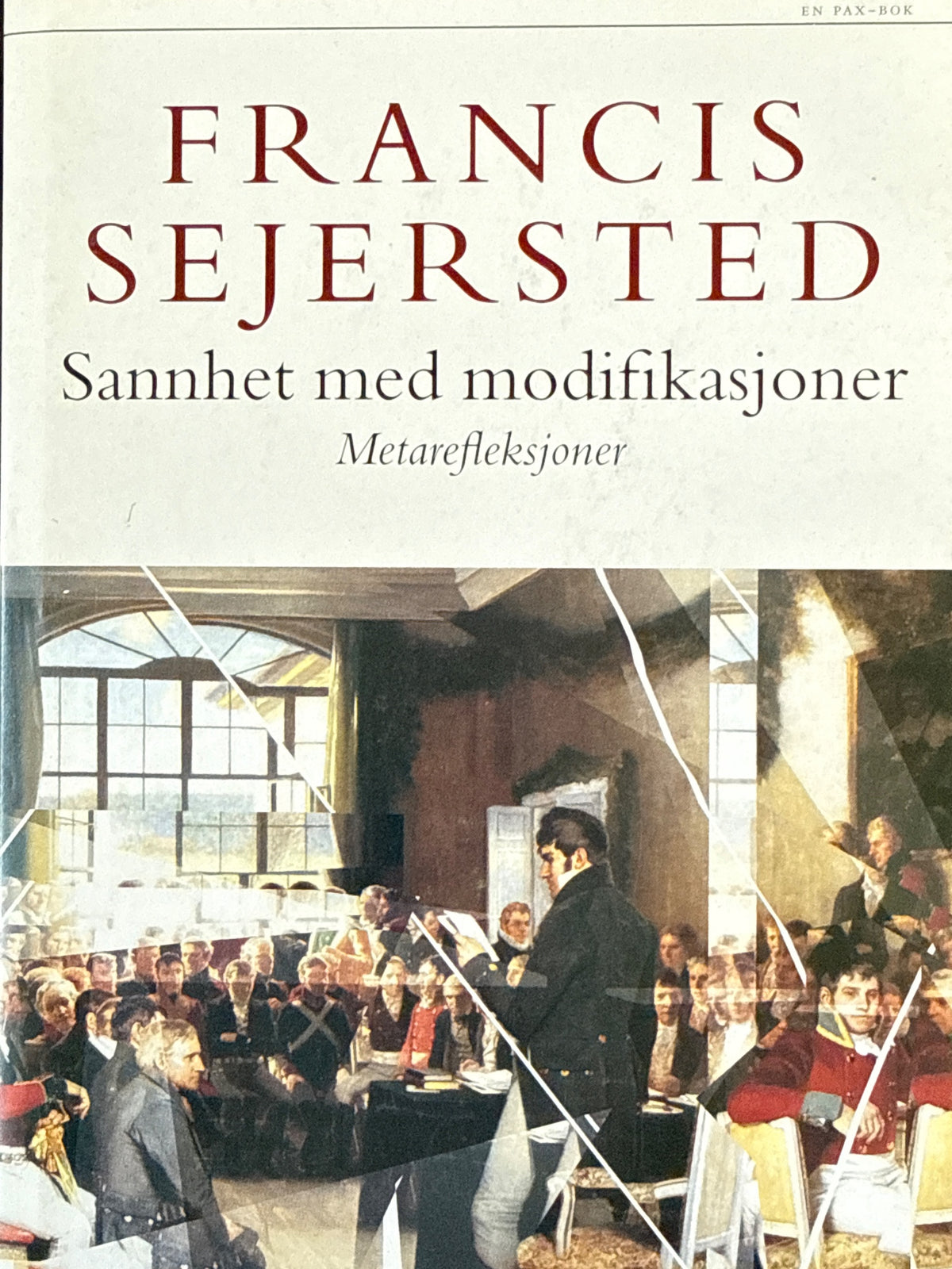 Forside av Sannhet med modifikasjoner av Francis Sejersted