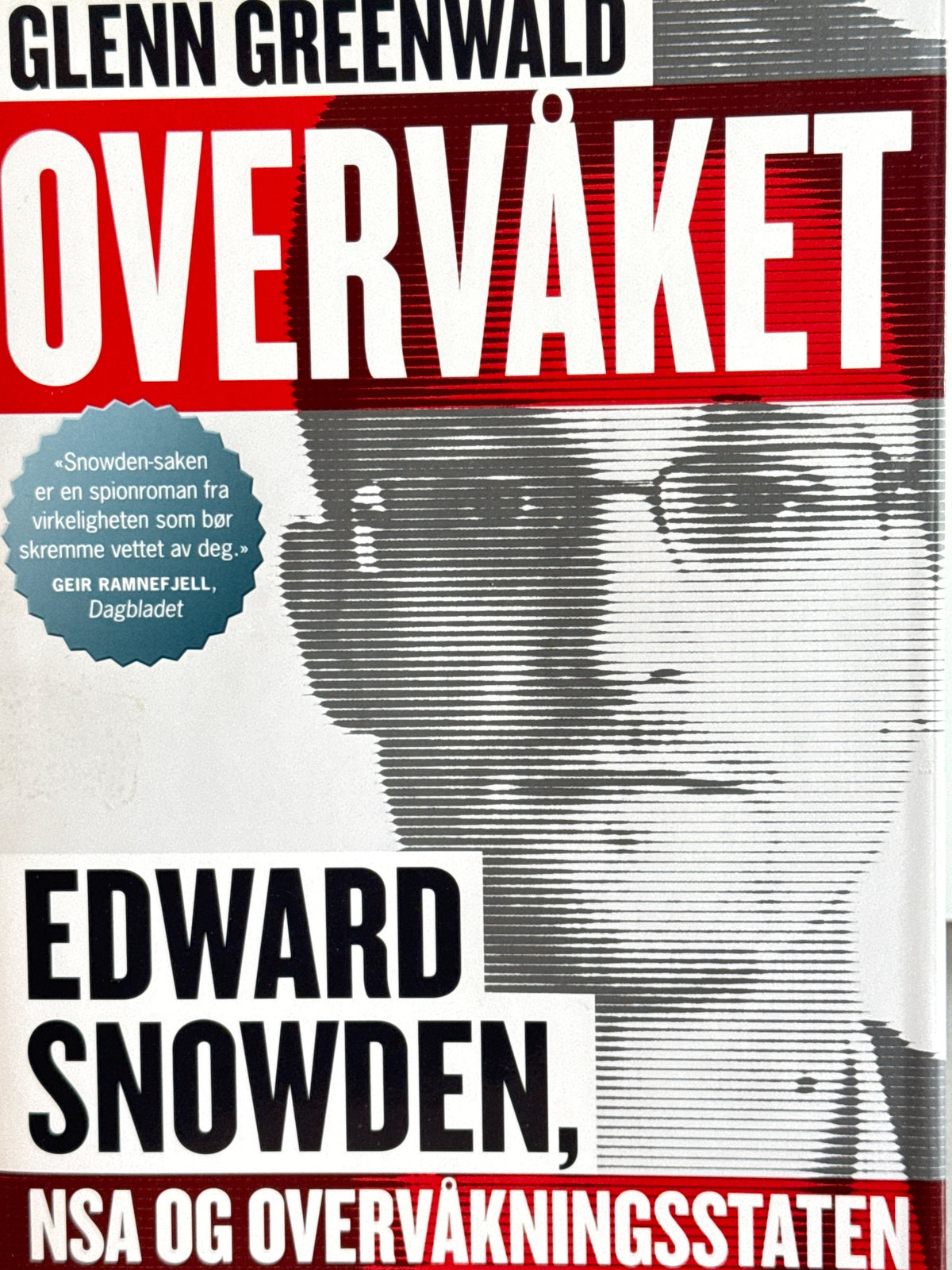 Forside av Overvåket av Glenn Greenwald
