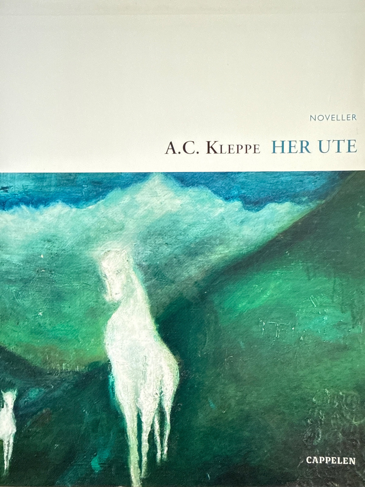 Forside av Her ute av A.C. Kleppe