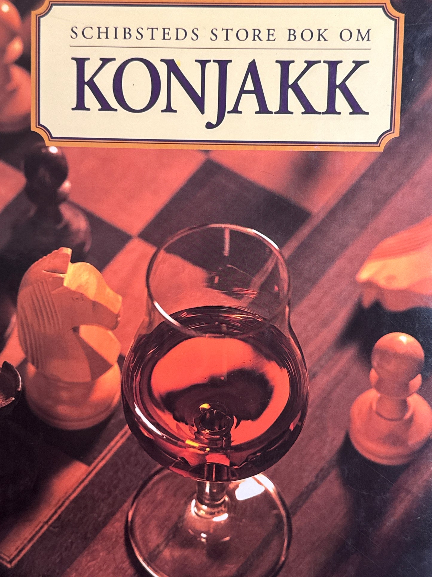 Schibsteds store bok om konjakk - Innbundet