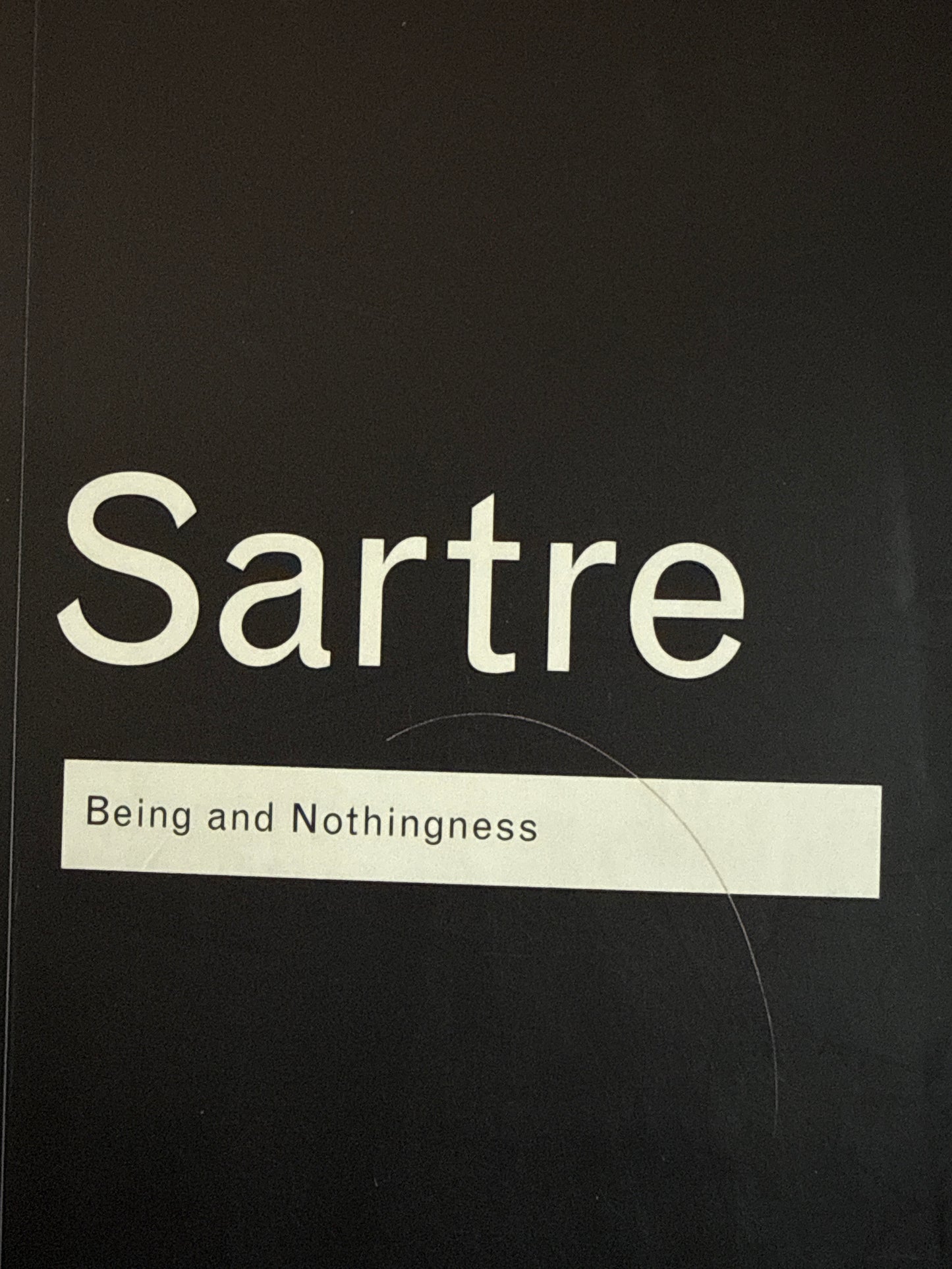 Sartre ; Being and Nothingness - Pocket