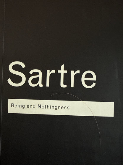 Sartre ; Being and Nothingness - Pocket