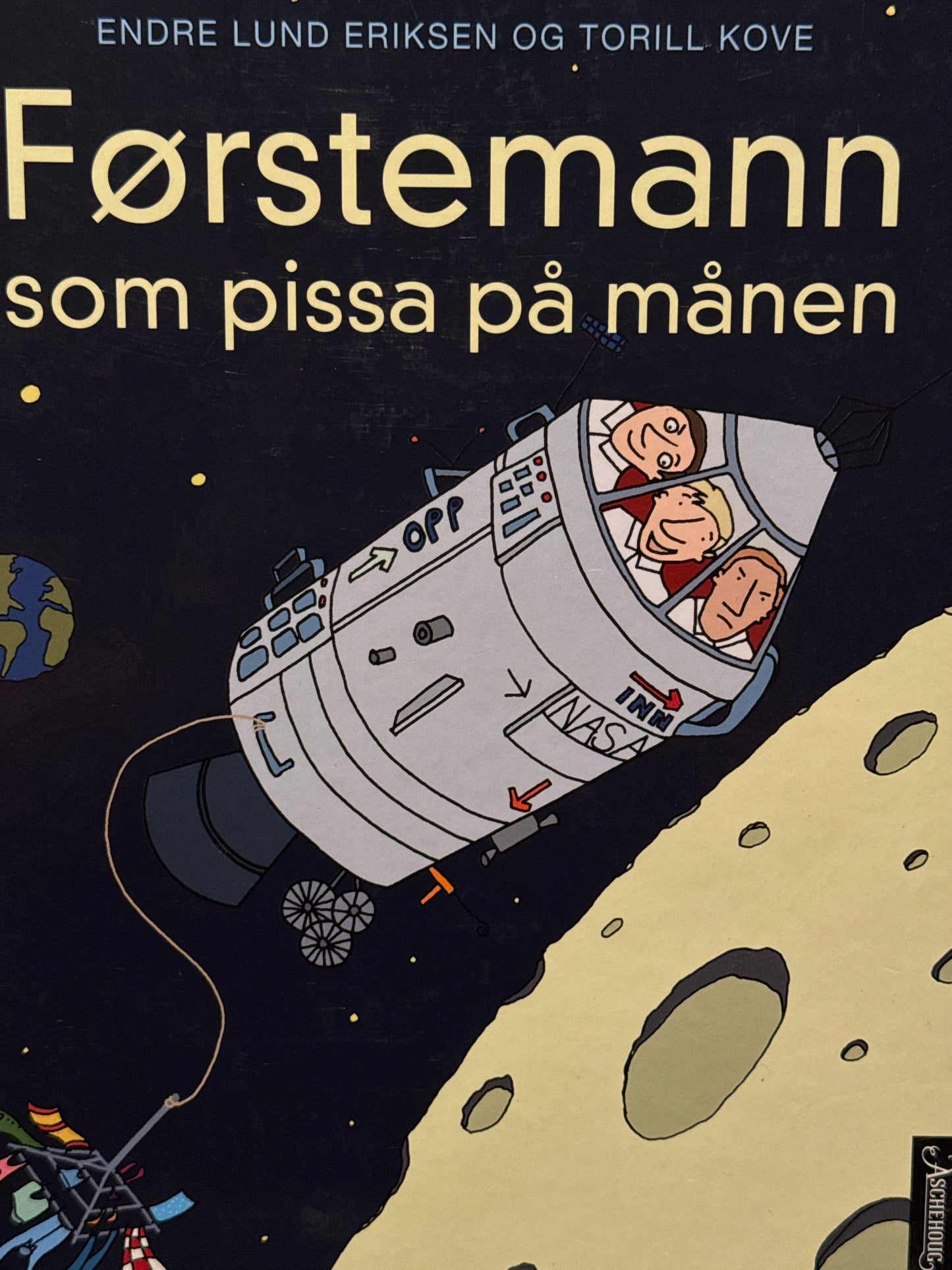 Førstemann som pissa på månen - Innbundet