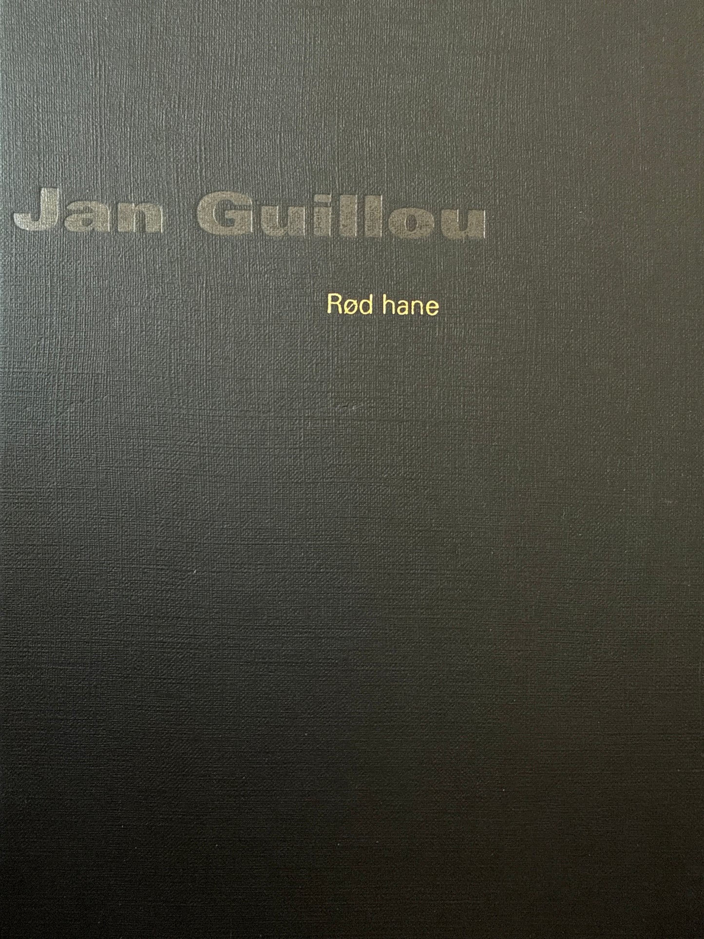 Rød hane - Innbundet