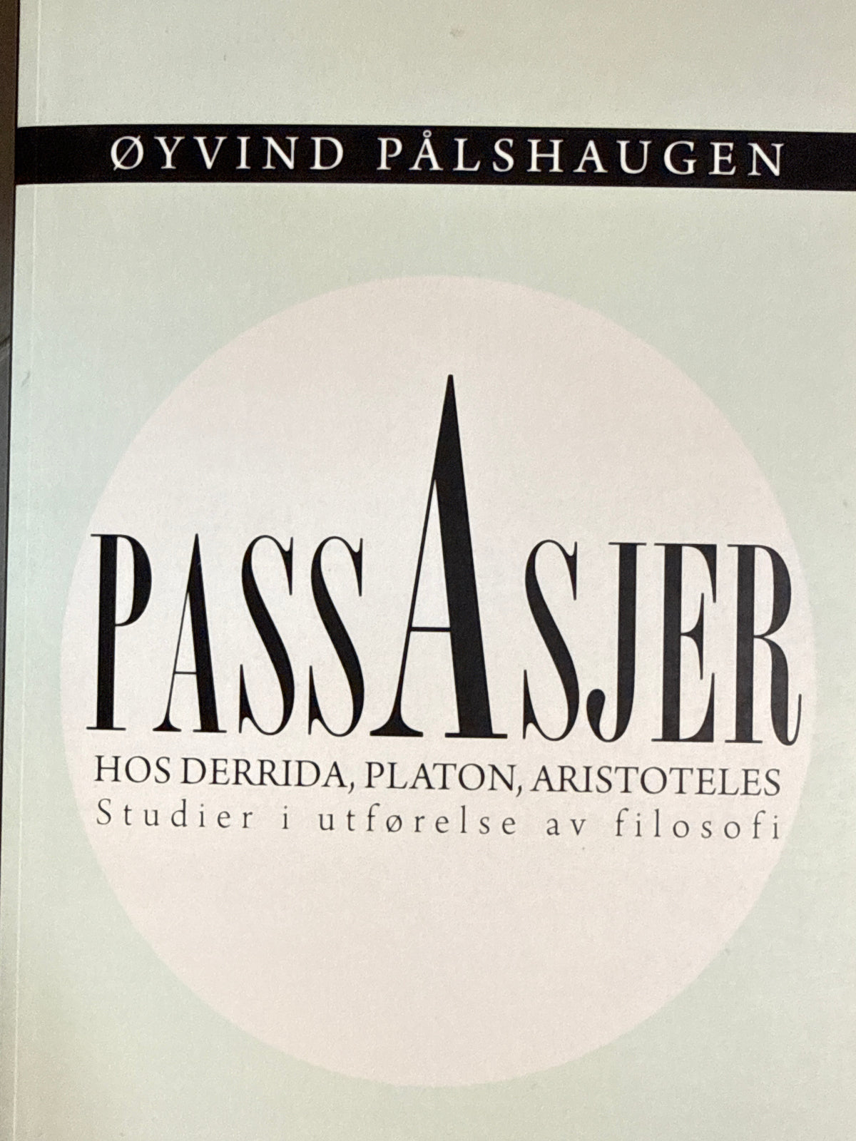 Passasjer - hos Derrida, Platon og Aristoteles : studier i utførelse av filosofi - Pocket