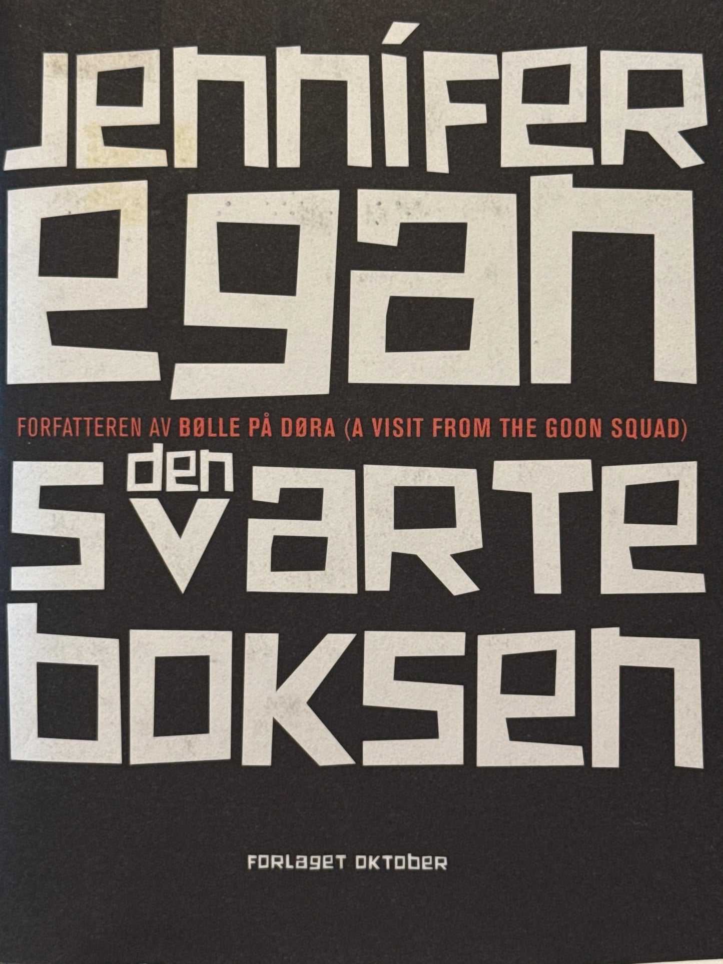 Den svarte boksen - Innbundet