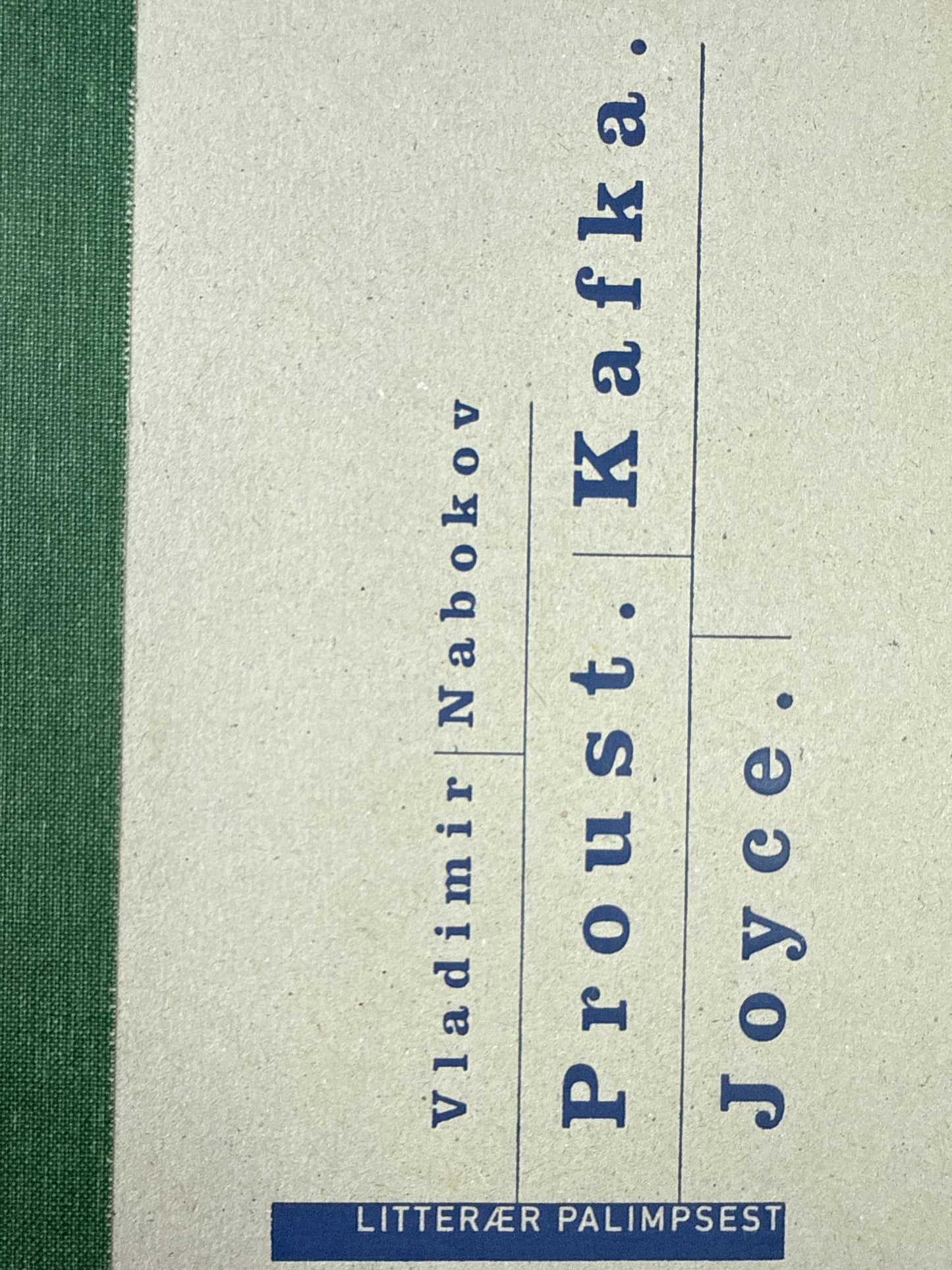 Proust. Kafka. Joyce - Innbundet