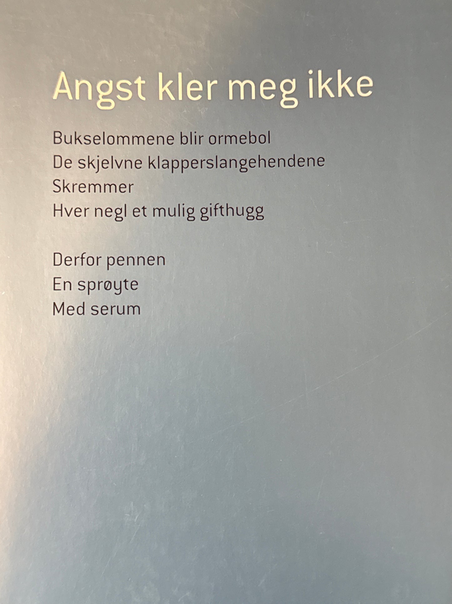 Angst kler meg ikke - Pocket