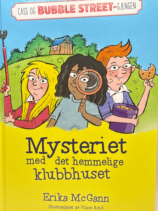 Mysteriet med det hemmelige klubbhuset - Innbundet