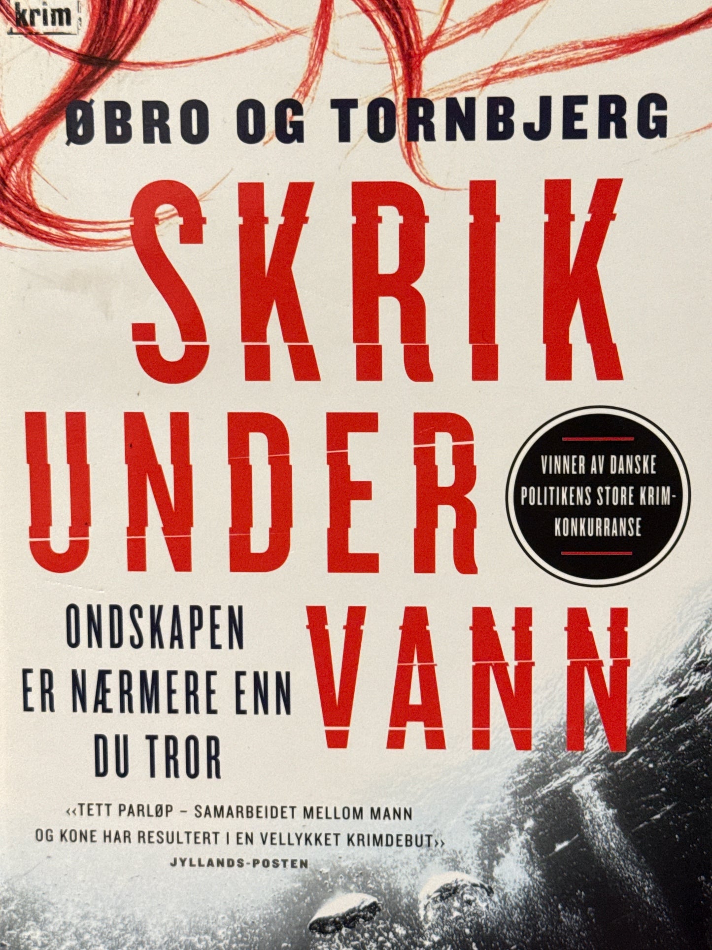 Skrik under vann - Innbundet