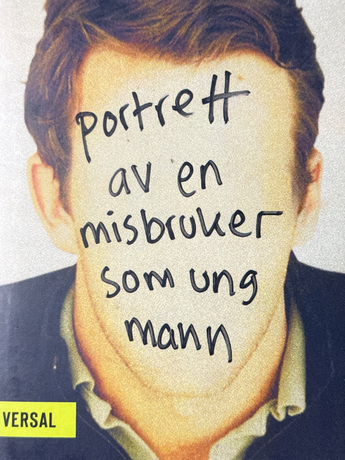 Portrett av en misbruker som ung mann - Innbundet