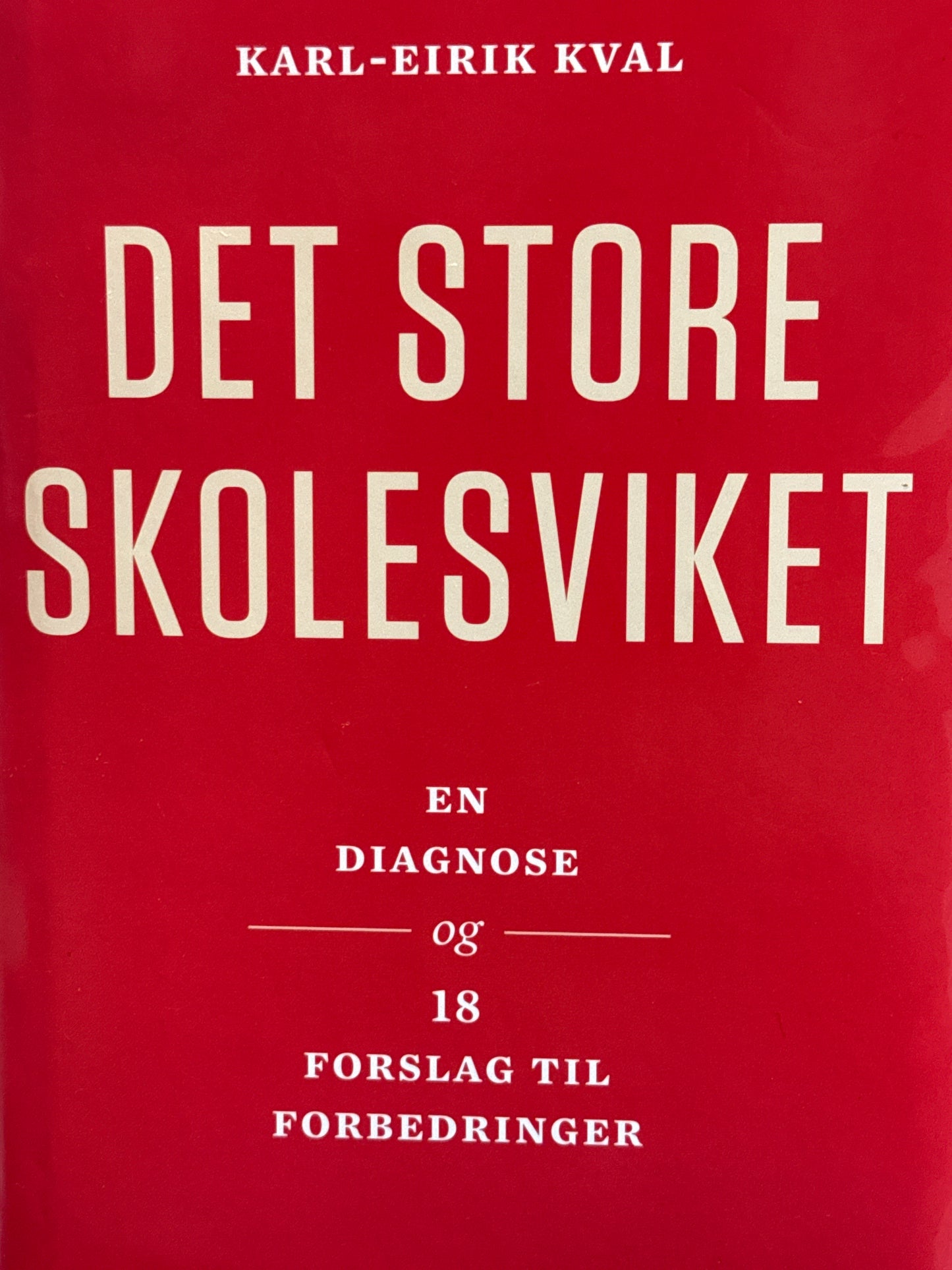 Det store skolesviket - Innbundet