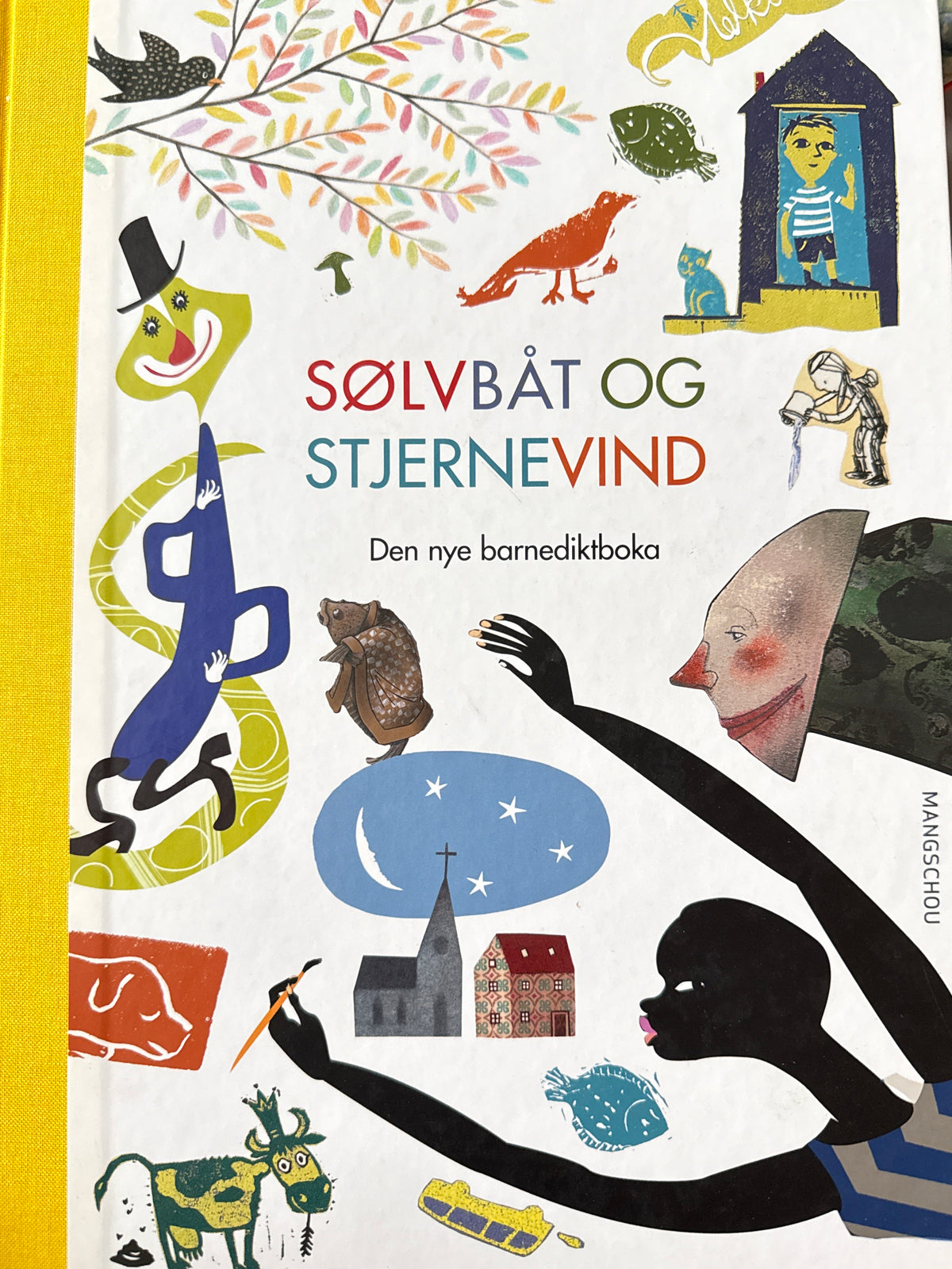 Sølvbåt og stjernevind den nye barnediktboka - Innbundet