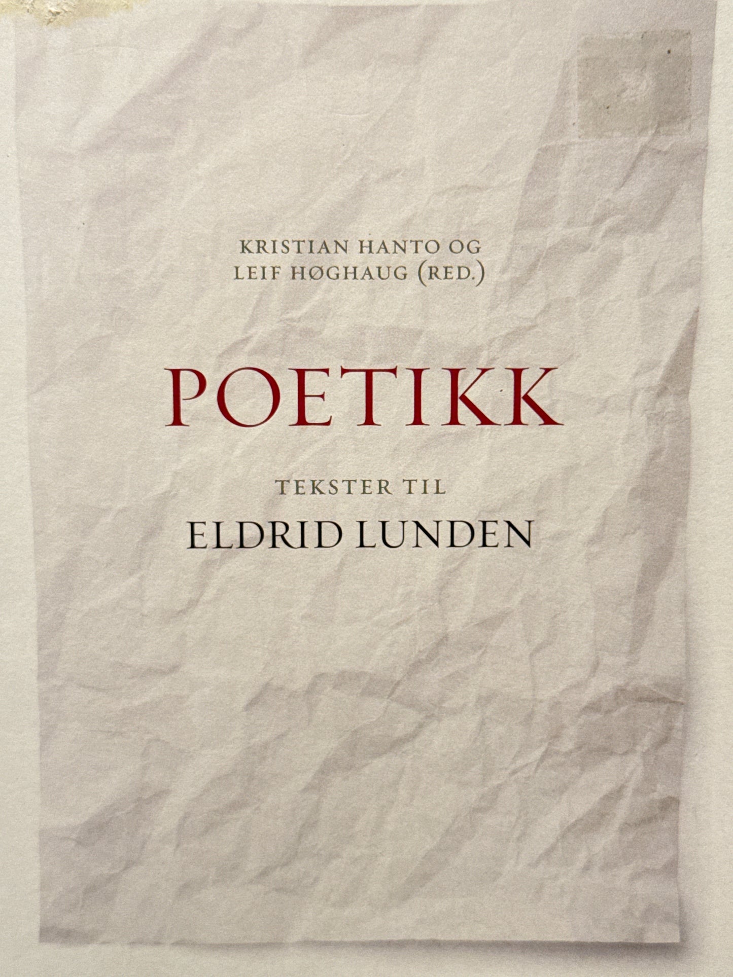 Poetikk - Innbundet