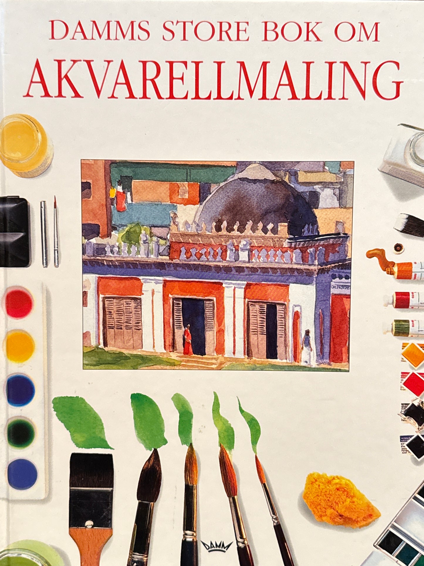 Damms store bok om akvarellmaling - Innbundet
