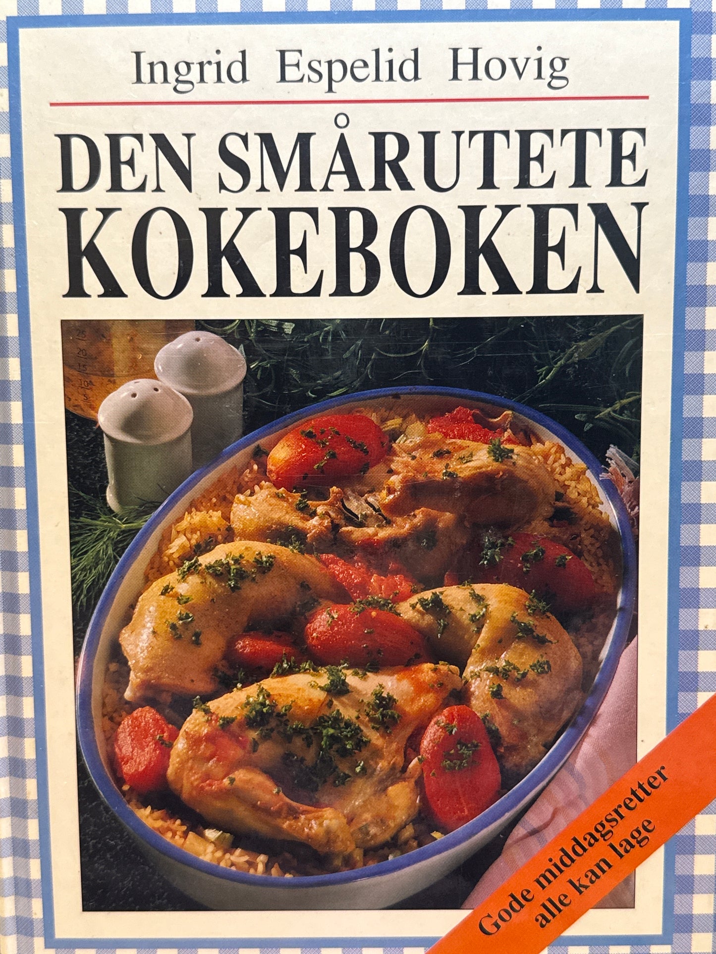 Den smårutete kokeboken - Innbundet