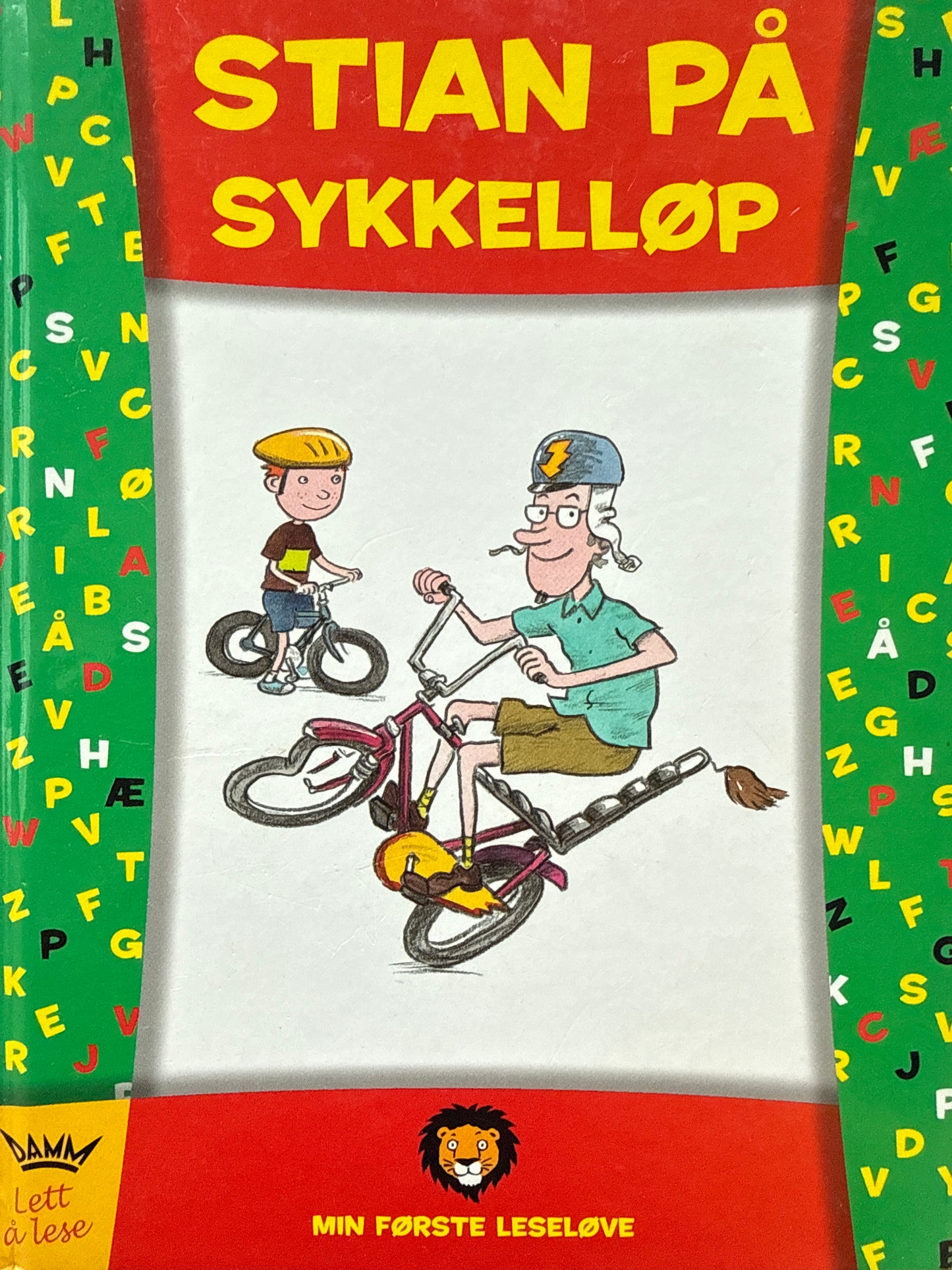 Stian på sykkelløp - Innbundet