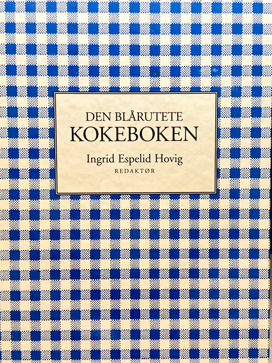 Den Blårutete kokeboken - Innbundet