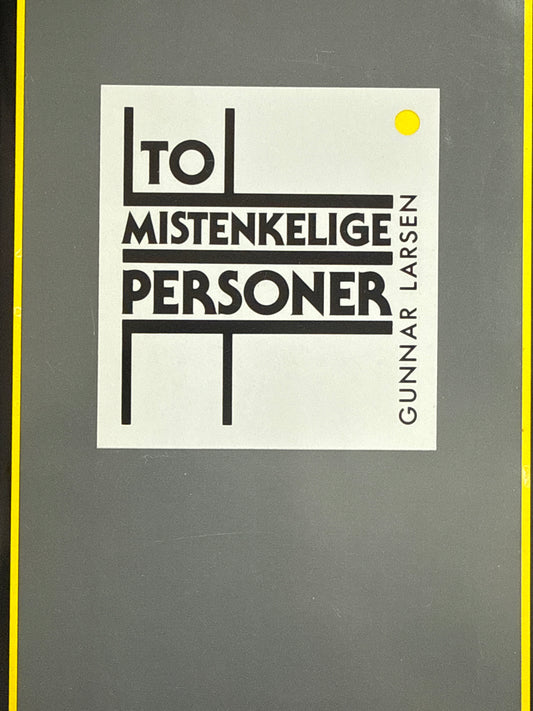 To mistenkelige personer - Innbundet
