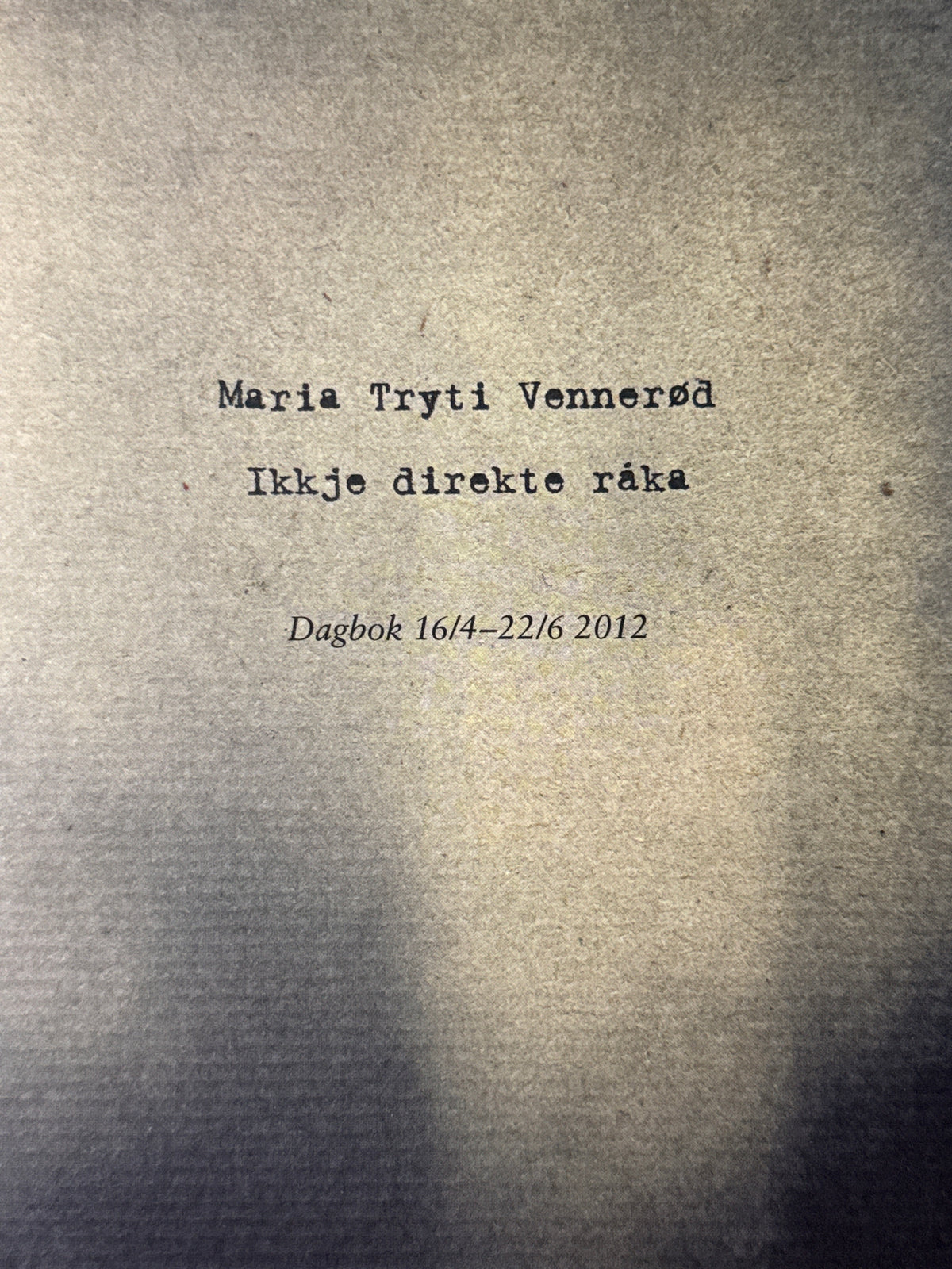 Ikkje direkte råka - Pocket