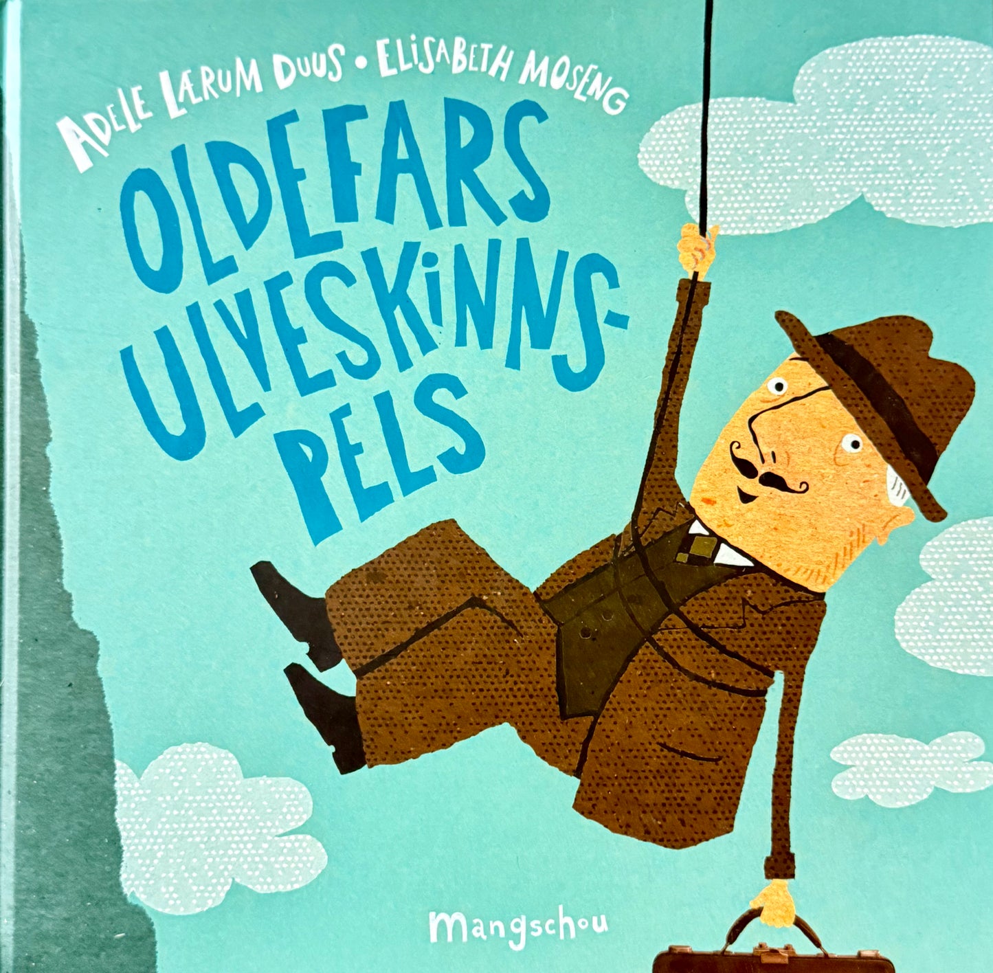 Oldefars ulveskinns-pels - Innbundet