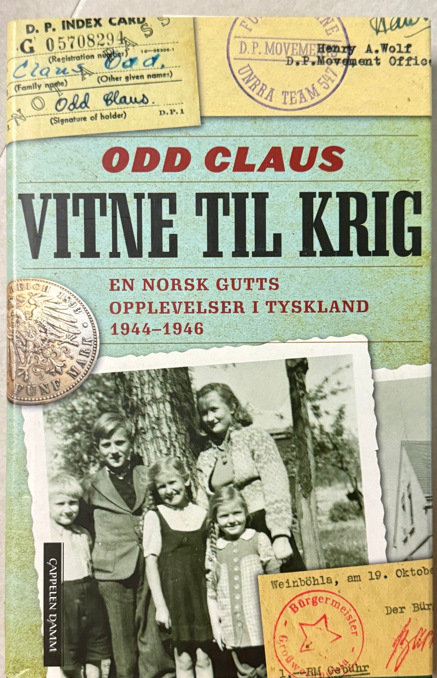Vitne til krig - Innbundet