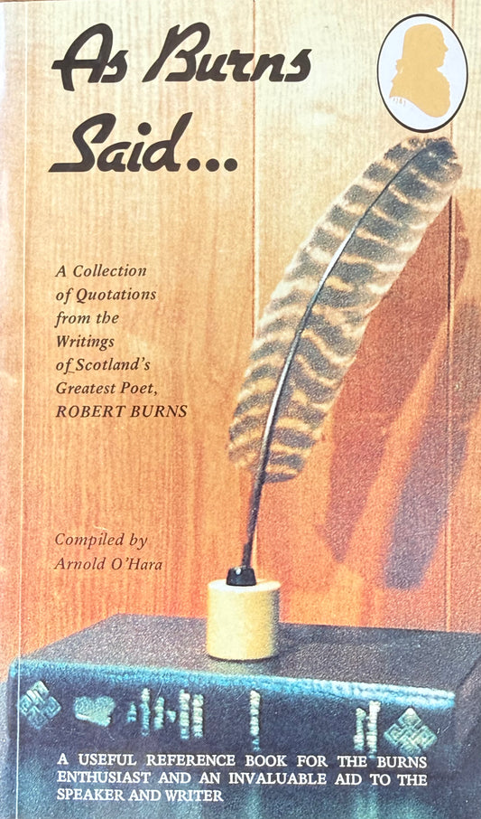 As Burns Said- - Pocket