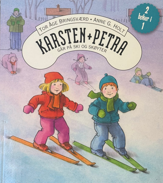 Karsten og Petra går på skiskole ; Karsten og Petra går på skøyter - Pocket