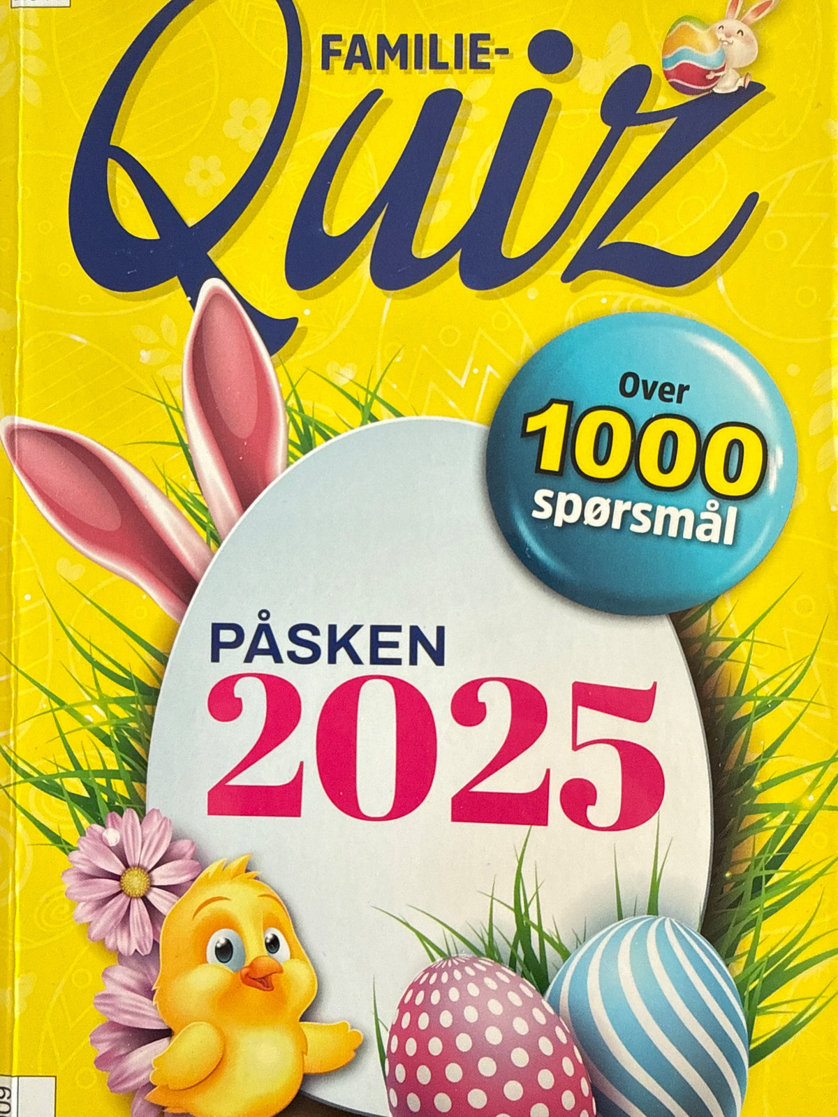 Forside av Familiequiz – Påsken 2025 av Inger M. Hansen 