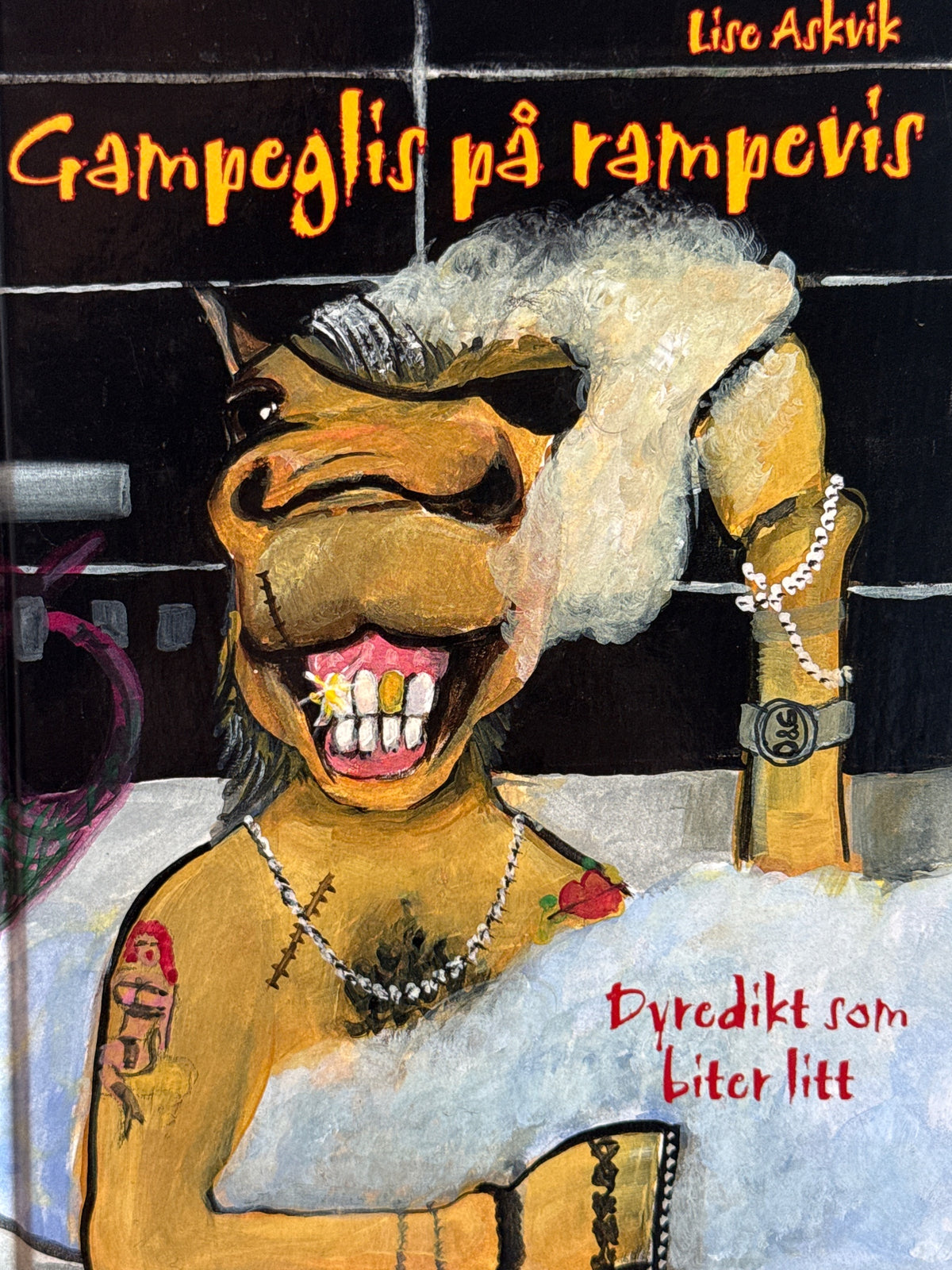 Forside av Gampgalis på rambevis av Lise Askvik 