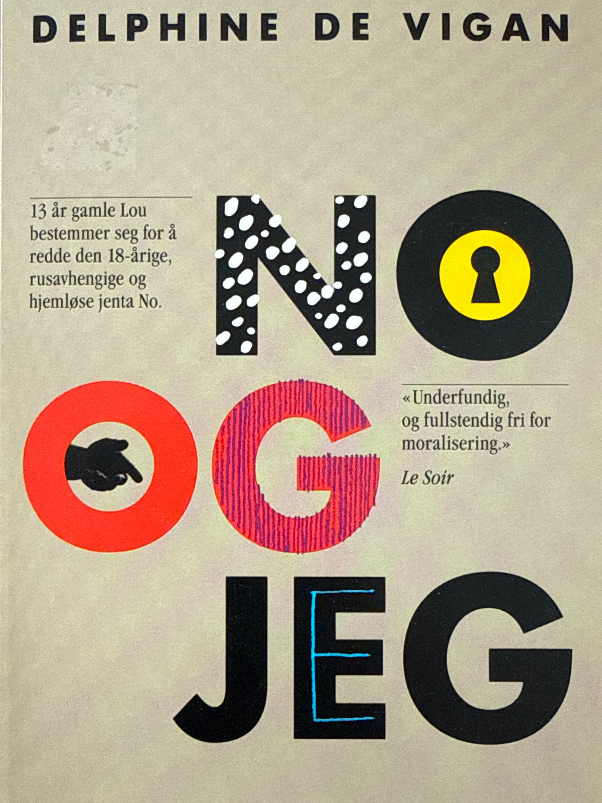 Forside av No og jeg av Delphine de Vigan 