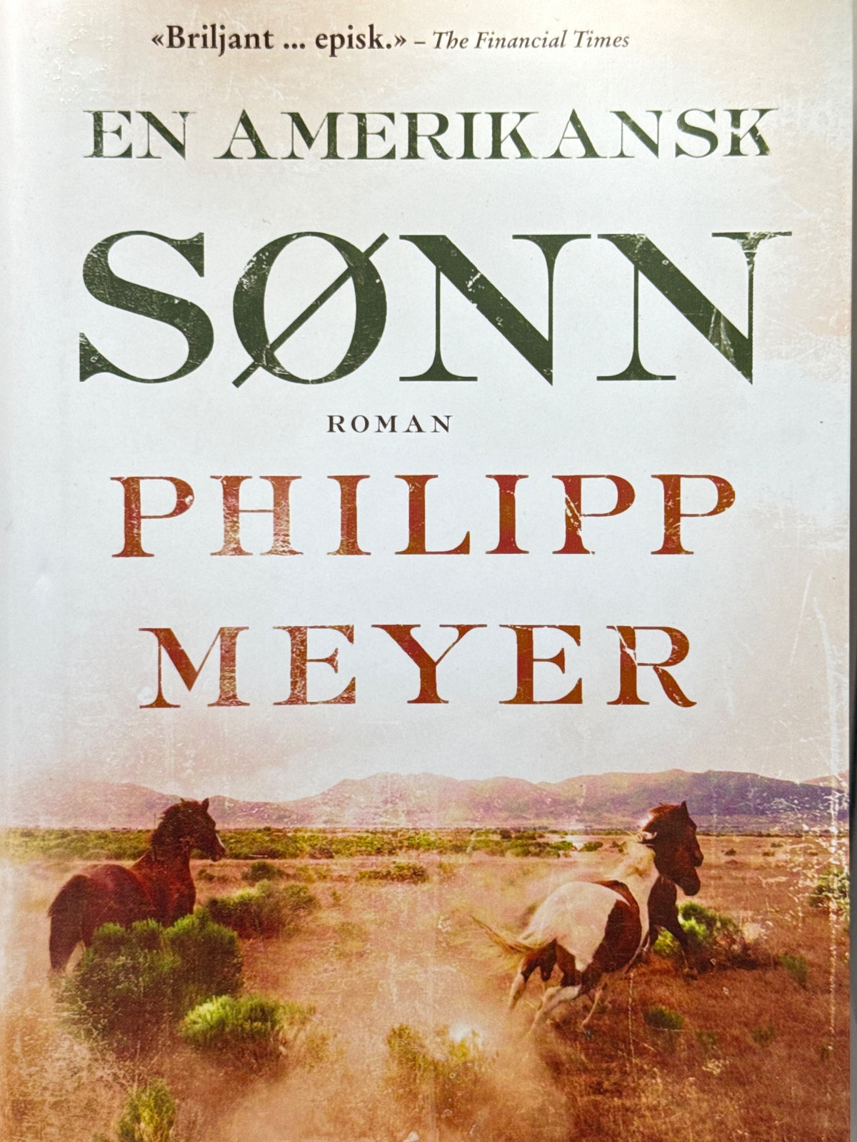 Forside av En amerikansk sønn av Philipp Meyer 