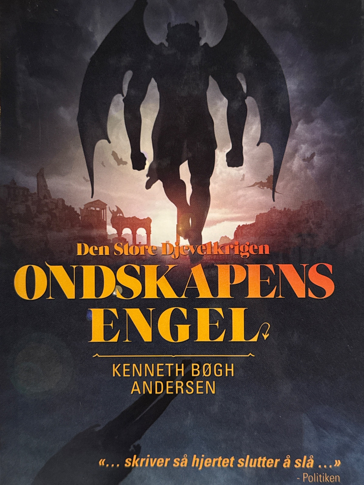 Forside av Ondskapens engel av Kenneth Bøgh Andersen 