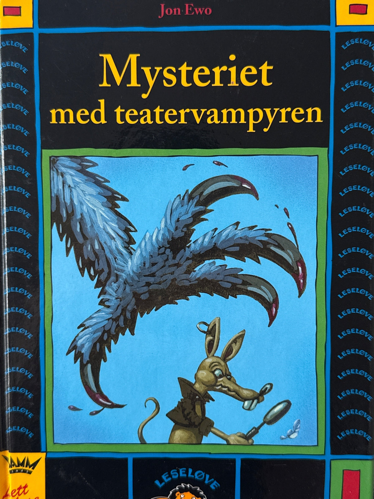 Forside av Mysteriet med teatervampyren av Jon Ewo 