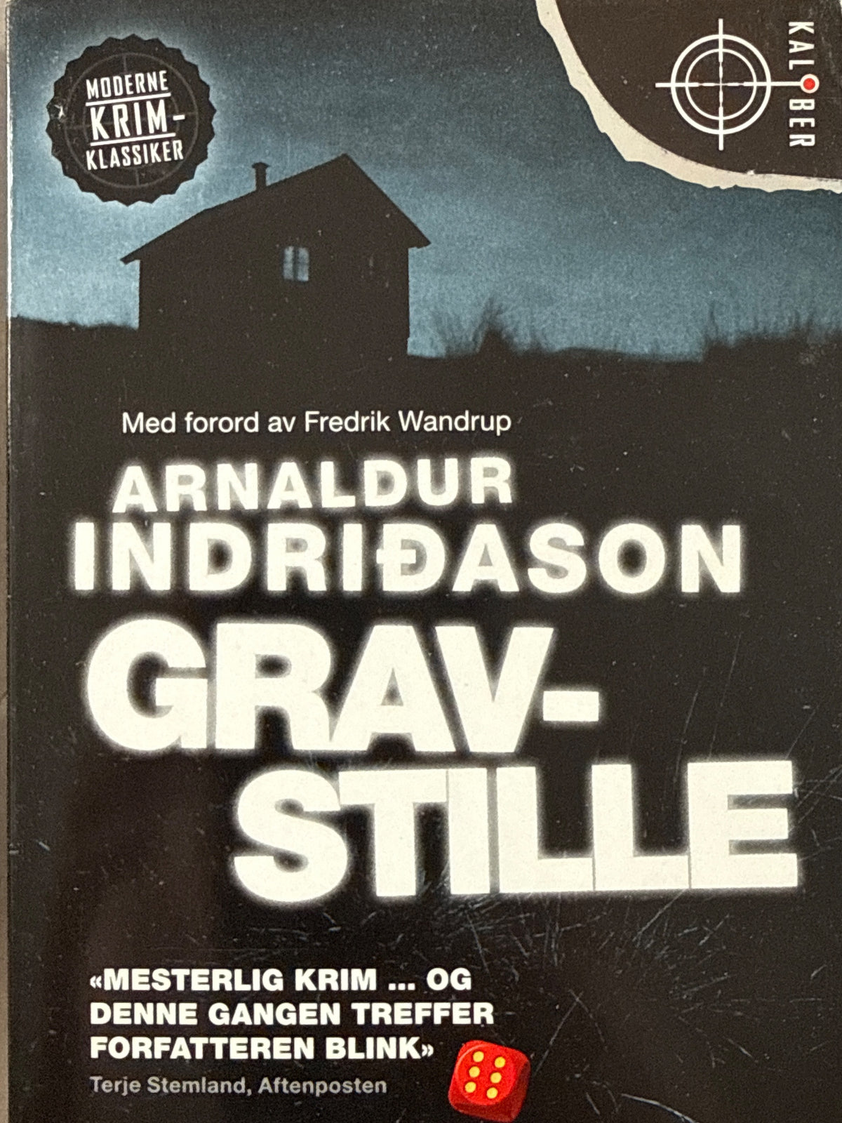 Forside av Gravstille av Arnaldur Indriðason 